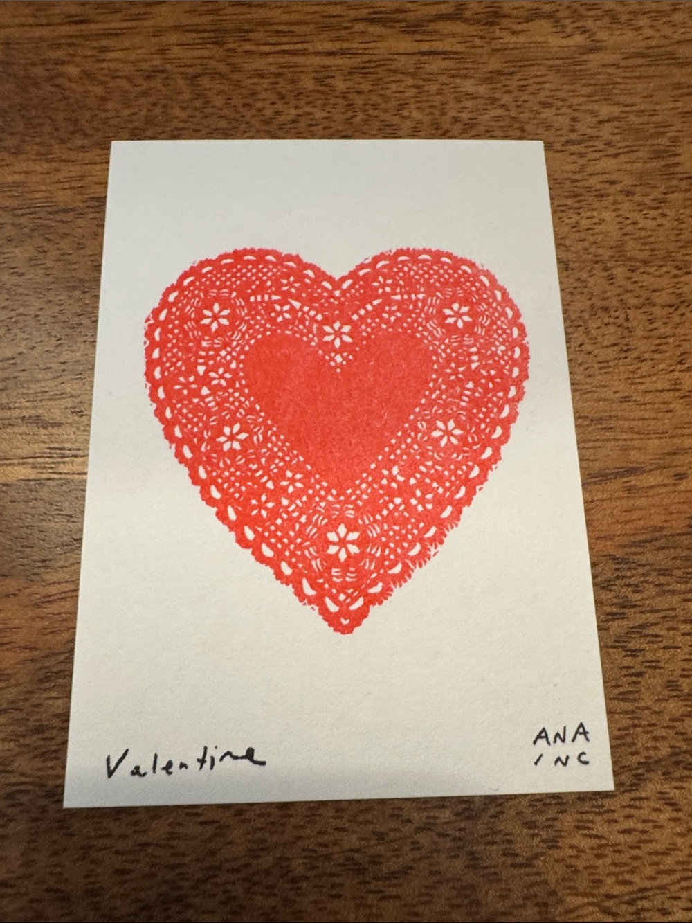 Inciardi - Valentine - Mini Print -